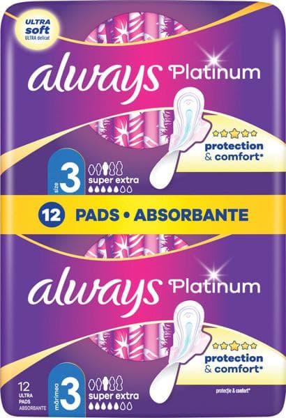 Damski vložki Always platinum Akcija v trgovini Mercator