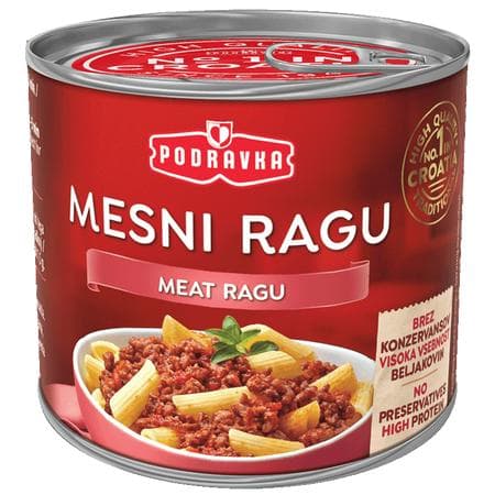 Mesni ragu Podravka 200 g Akcija v trgovini Spar