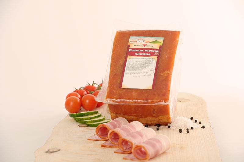 Pečena mesnata slanina 350 g - Akcija v trgovini Tuš