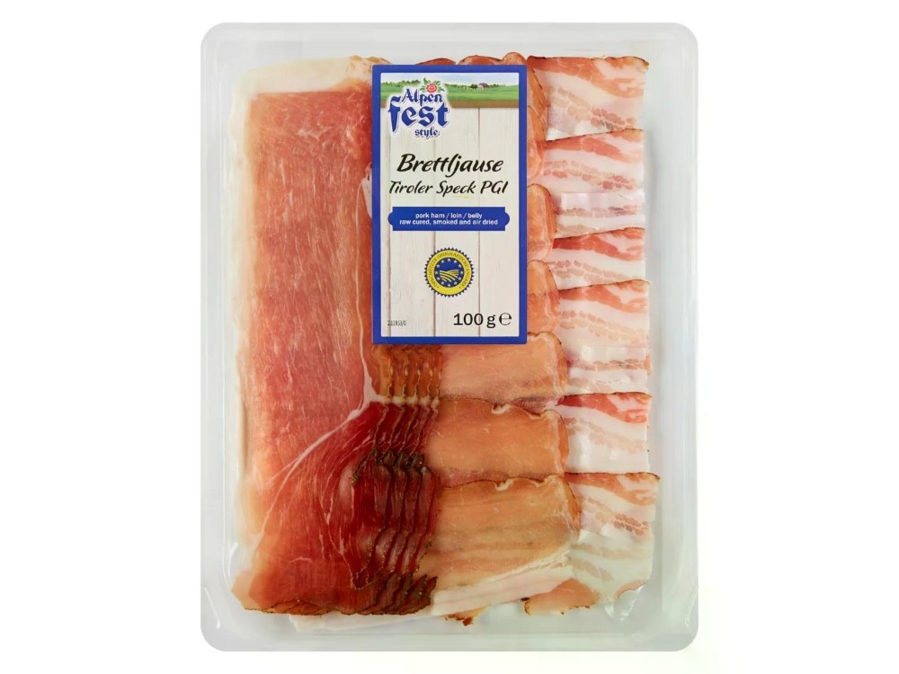 Alpenfest Tirolska slanina 100 g - Akcija v trgovini Lidl