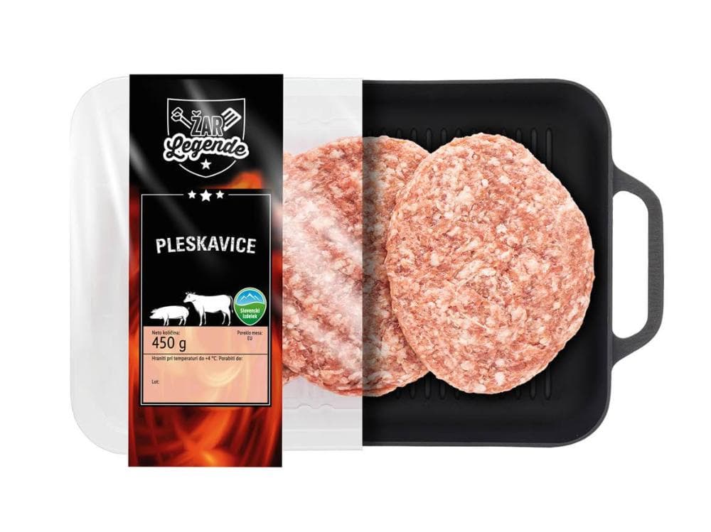 Žar Legende sveže pleskavice 480 g Akcija v trgovini Lidl