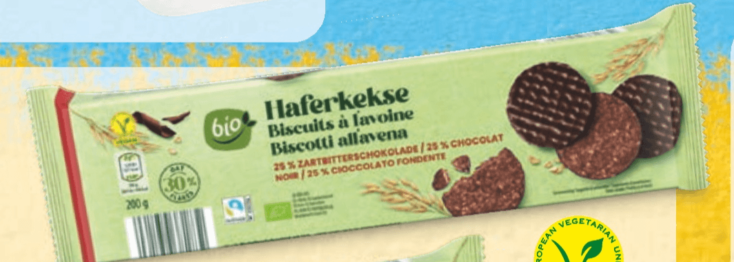 Bio ovseni keksi 200 g - Akcija v trgovini Hofer