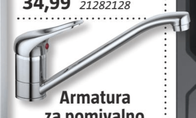 Armatura za pomivalno korito 'Batoni' - Akcija v trgovini Bauhaus