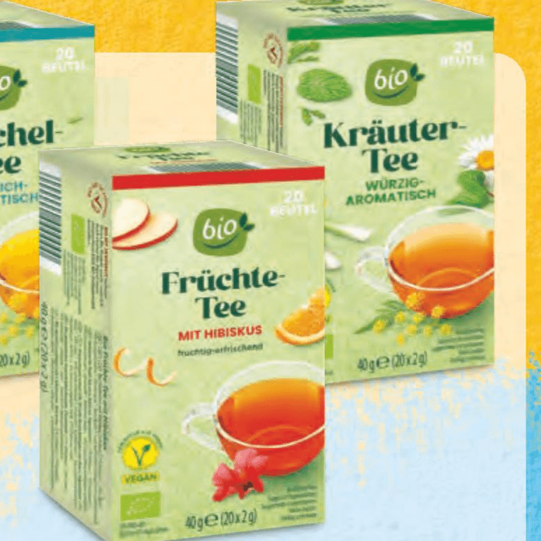 BIO ČAJ 40 g oz. 20 čajnih vrečk - Akcija v trgovini Hofer