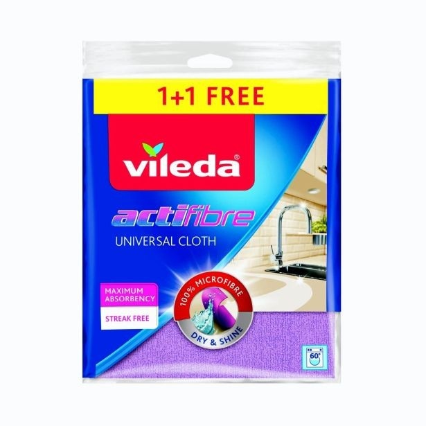 Večnamenska Vileda krpa Activfibre Soft 1/1 - Akcija v trgovini Tuš