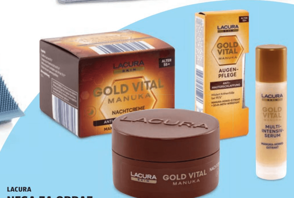 Nega za obraz Gold Vital Lacura - Akcija v trgovini Hofer