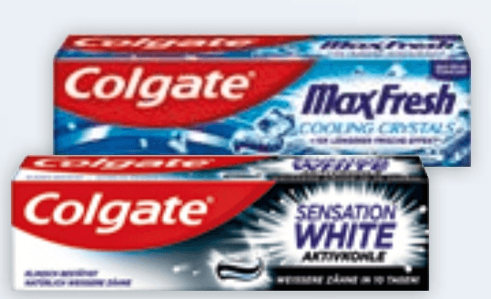 Colgate zobne kreme Sensation White Akcija v trgovini Mueller