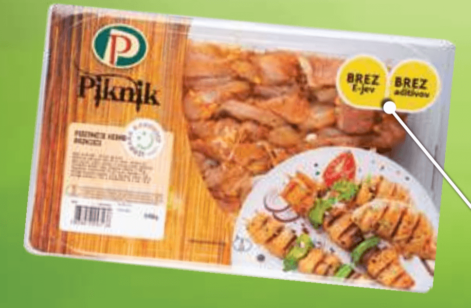 Piščančji kebab ražnjići 450 g PERUTNINA PTUJ PIKNIK - Akcija v trgovini E.Leclerc