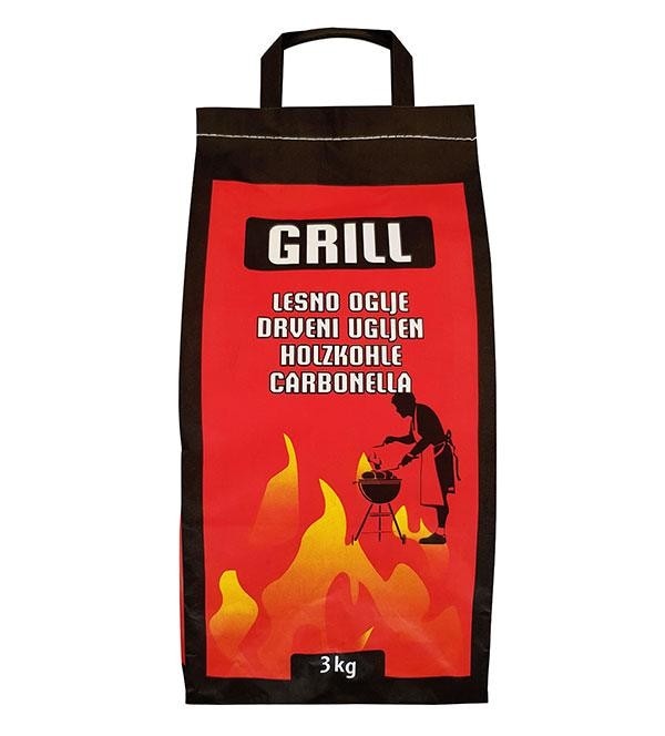 Lesno oglje za žar 3 kg Holzkohlemeister - Akcija v trgovini E.Leclerc