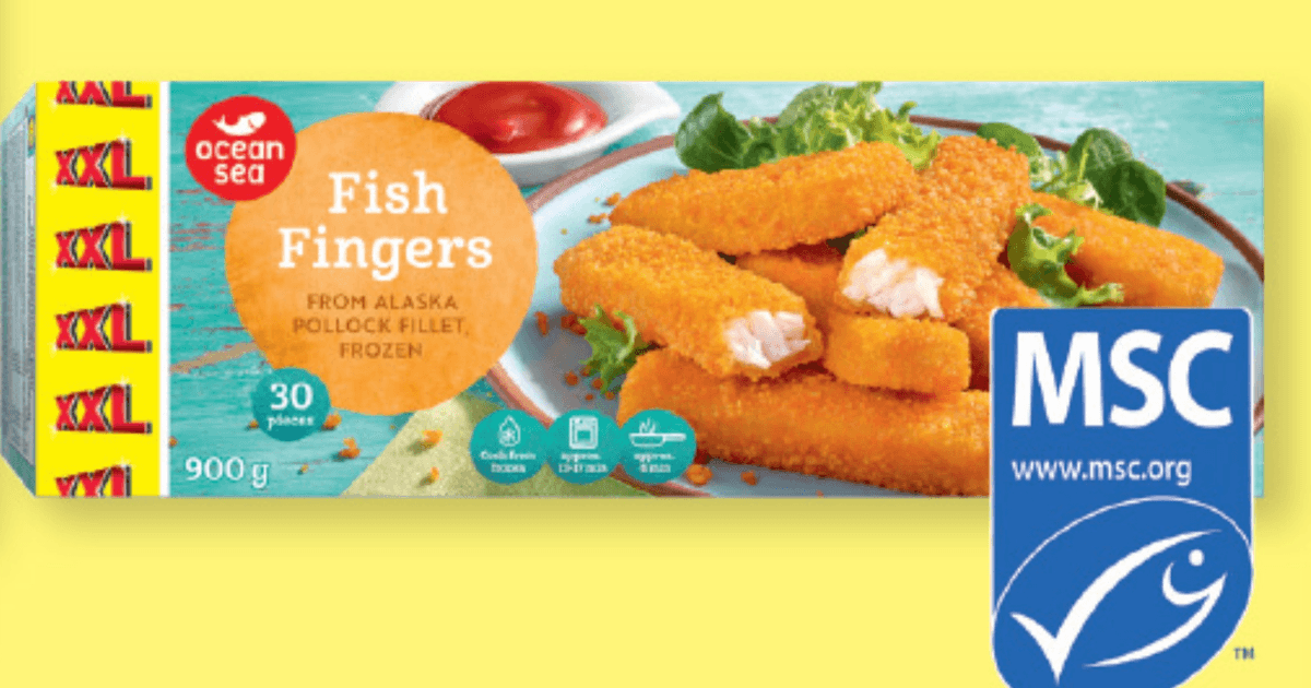 Ocean Sea ribje palčke XXL 900 g Akcija v trgovini Lidl