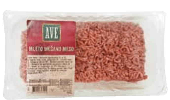 Mleto mešano meso Ave 500 g Akcija v trgovini Tuš