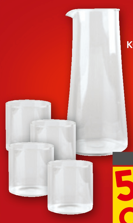 Set karafa s kozarci Tognana - Akcija v trgovini Spar