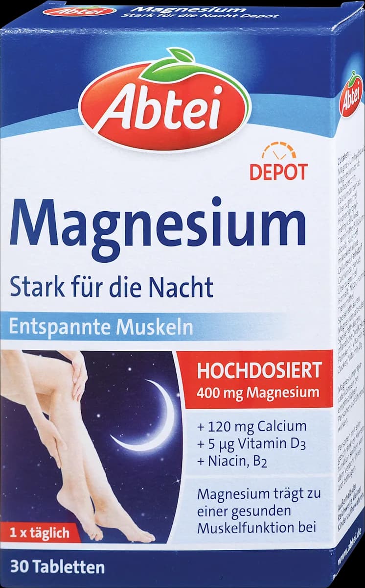 Abtei Magnesium Depot prehransko dopolnilo 30 kosov Akcija v trgovini Dm