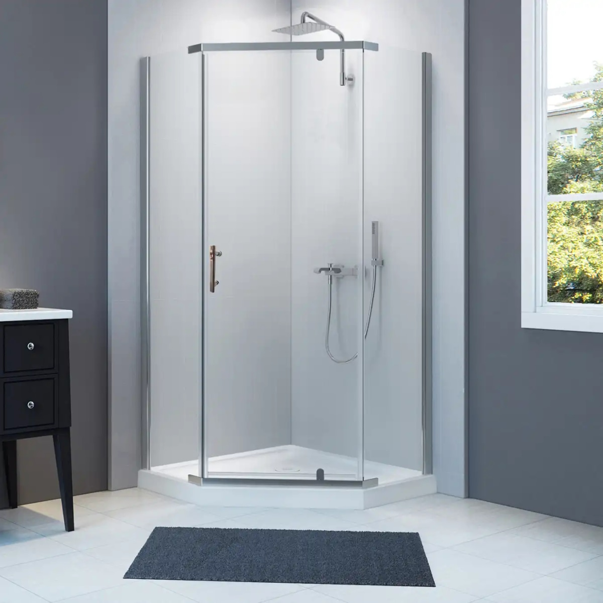 Kotna tuš kabina Anotechnik - Akcija v trgovini Obi