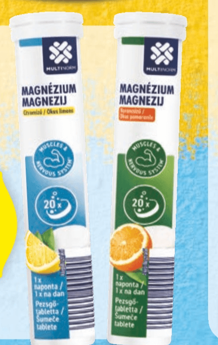 Multinorm Magnezijeve šumeče tablete 20 tablet - Akcija v trgovini Hofer