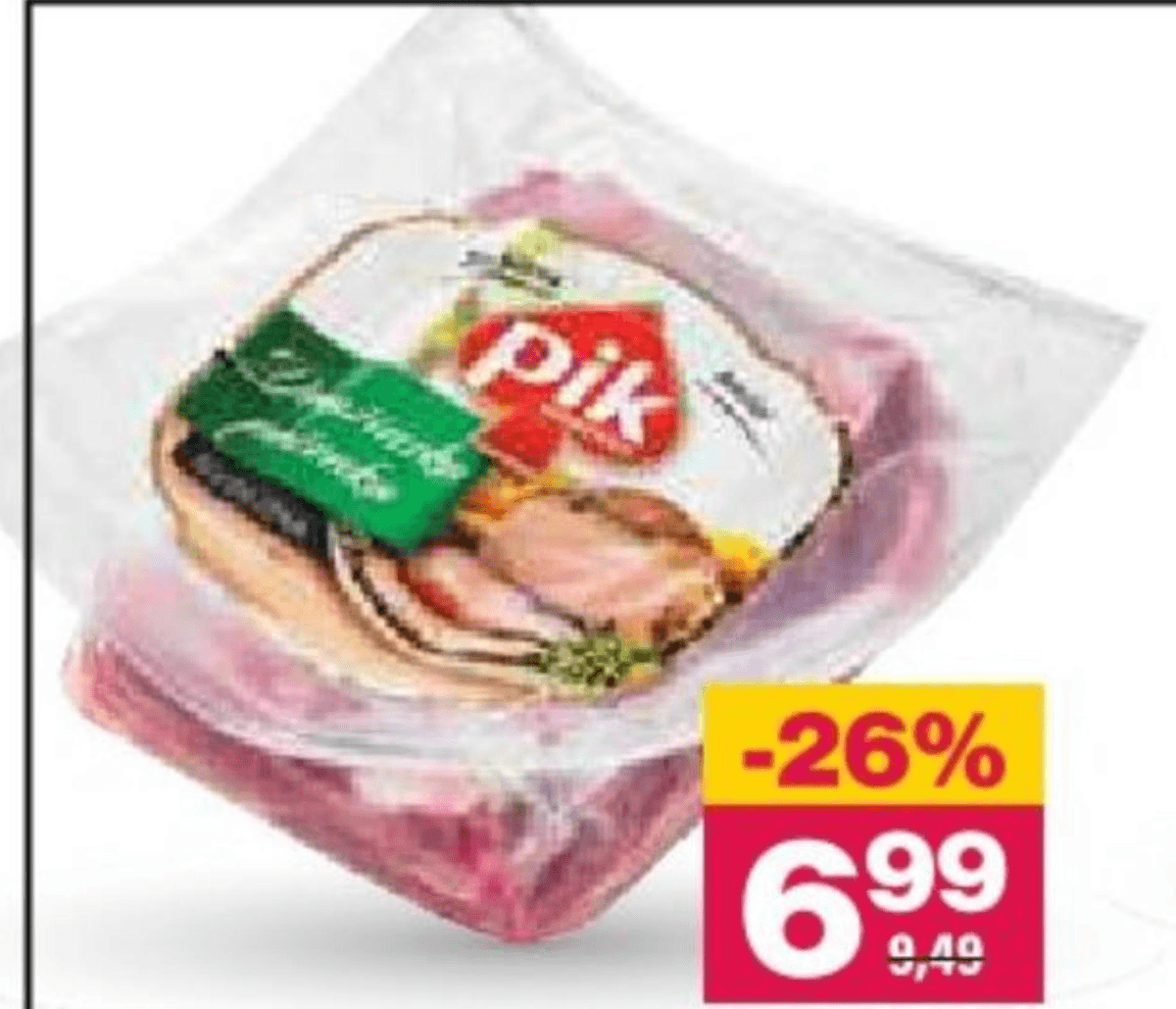Družinska pečenka Pik Akcija v trgovini Mercator