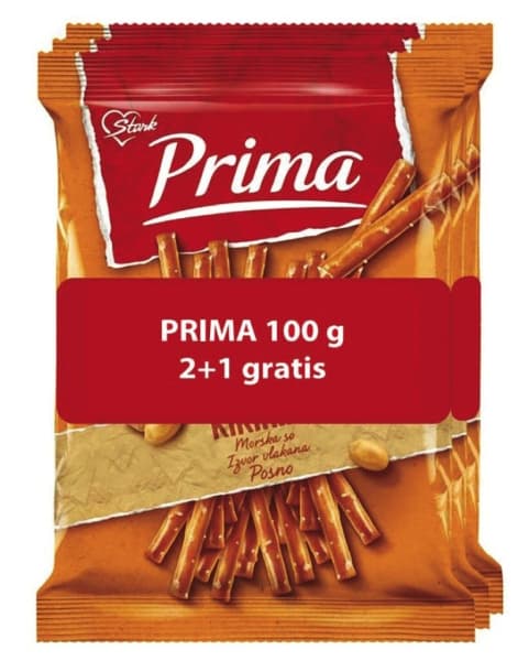 Palčke Prima 100 g Akcija v trgovini Mercator