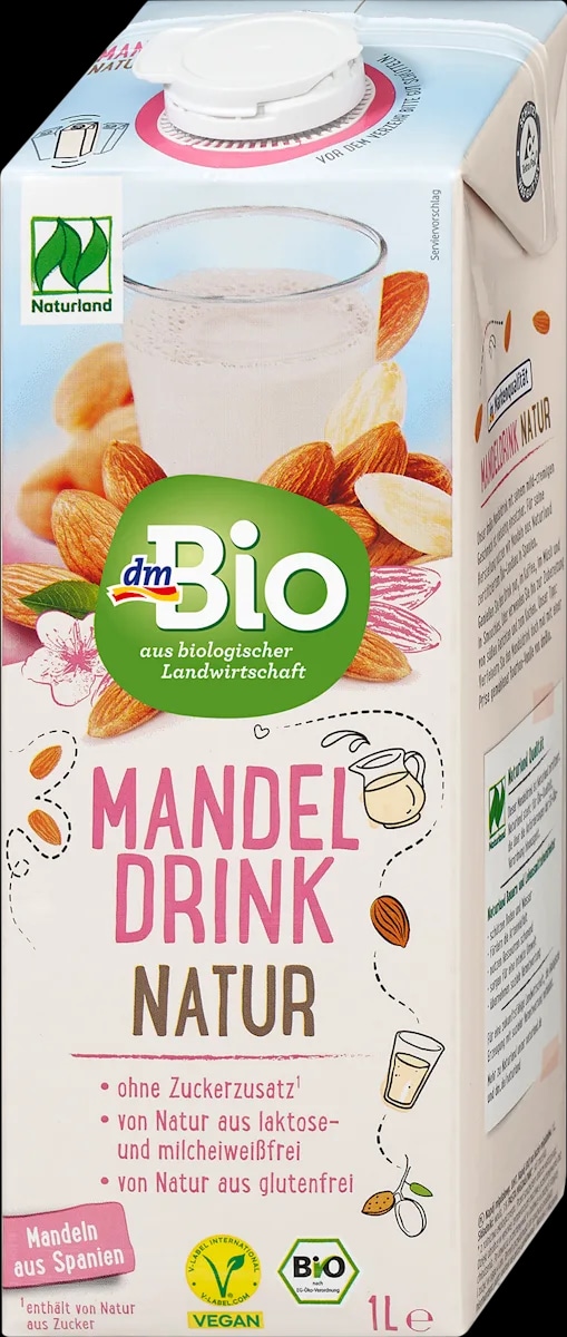 dmBio mandljev napitek 1 l - Akcija v trgovini Dm