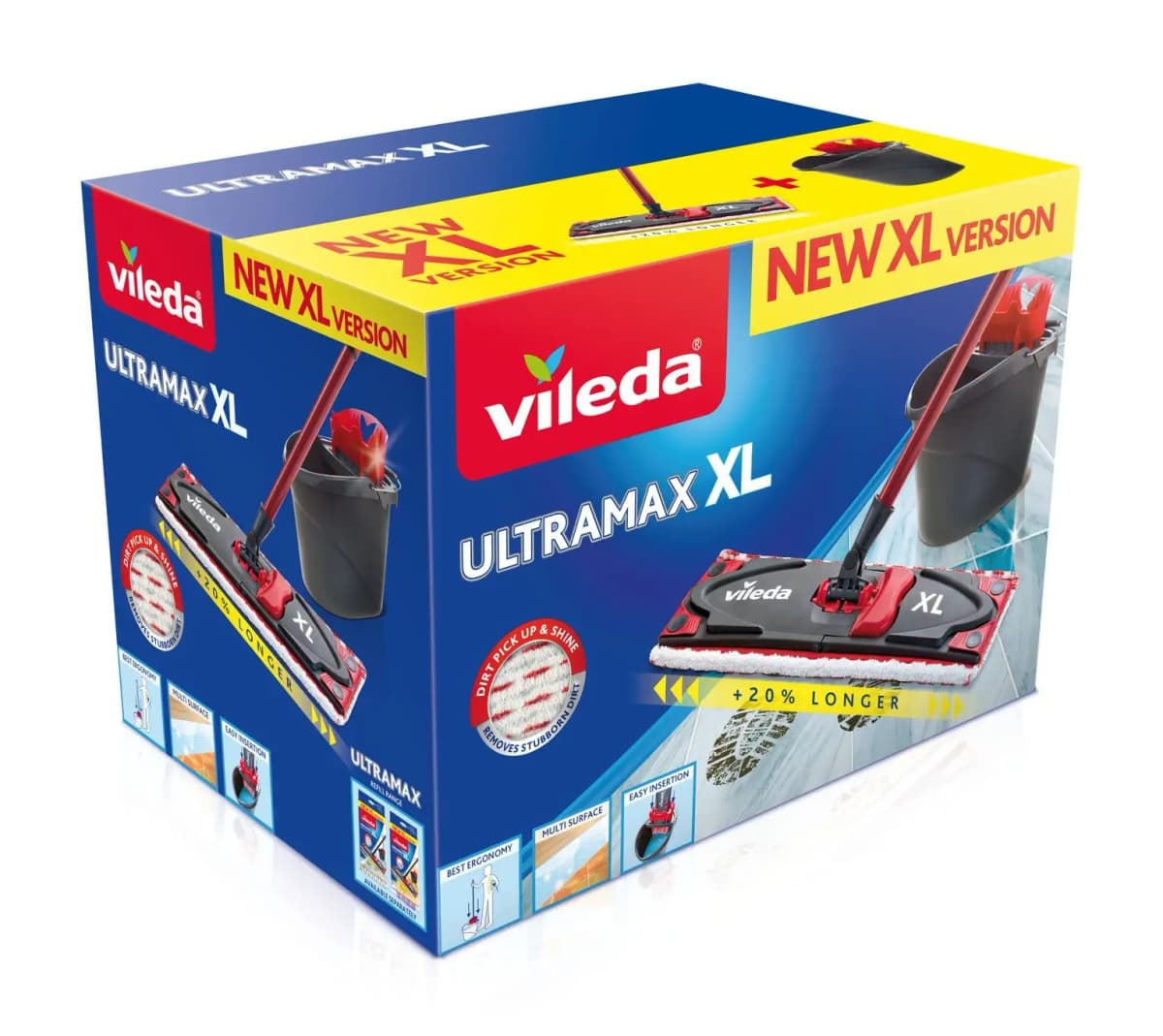 Vileda komplet za čiščenje Ultramax Box 10 l Akcija v trgovini E.Leclerc