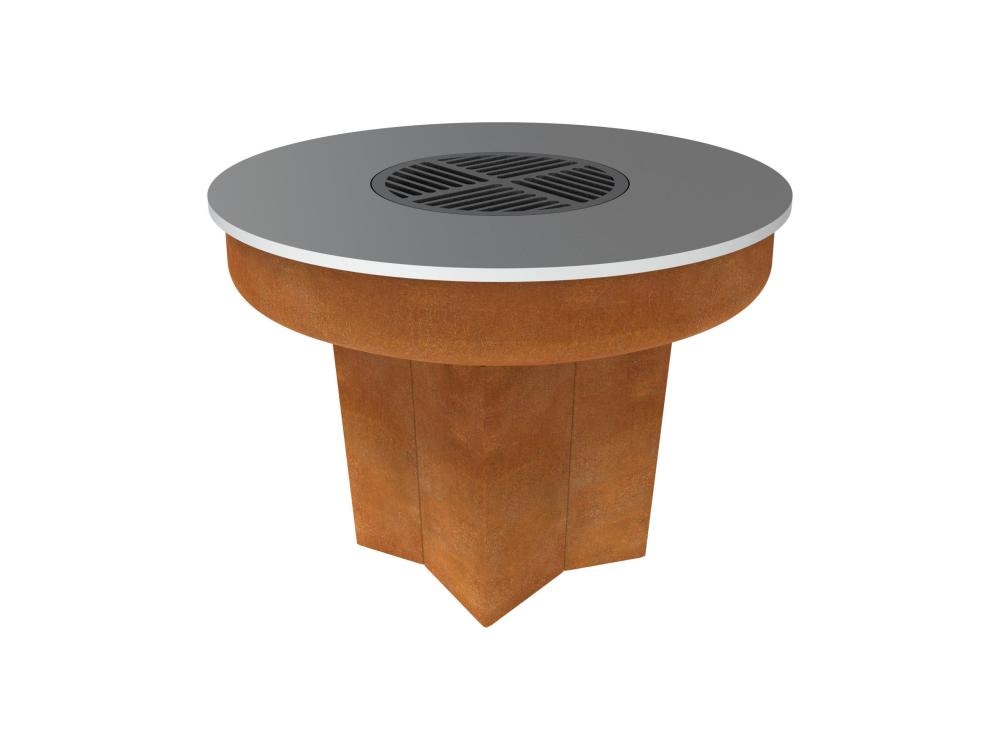 Žar na oglje Corten Rusty - Akcija v trgovini Lesnina