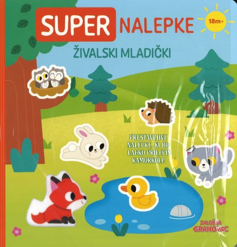 Super nalepke Živalski mladički Akcija v trgovini Lidl