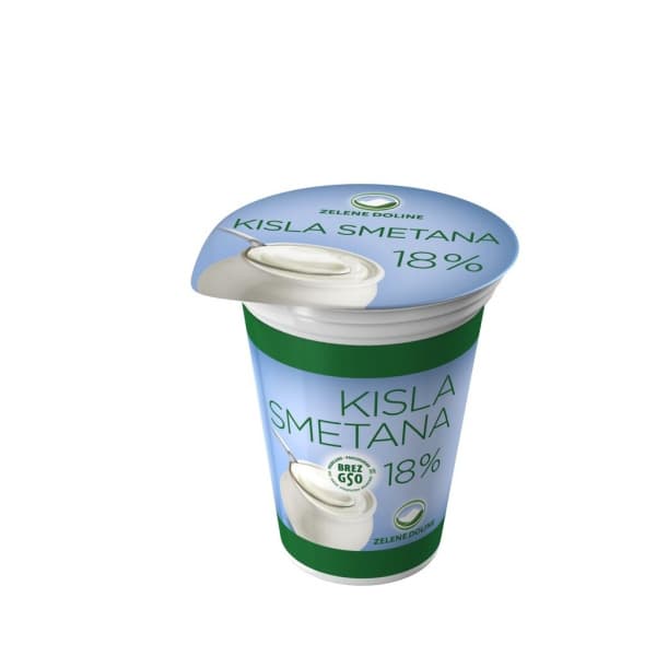 Kisla smetana 180 g ZELENE DOLINE Akcija v trgovini Jager