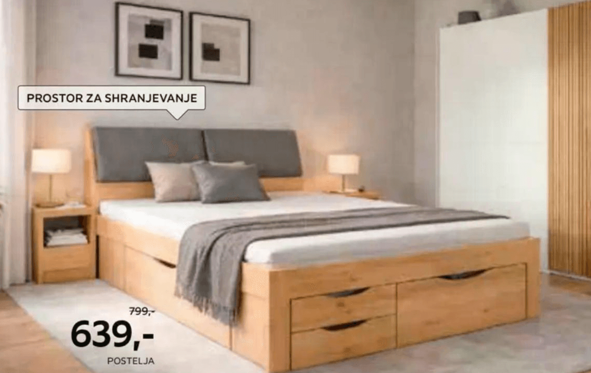 Postelja carryhome. - Akcija v trgovini Lesnina