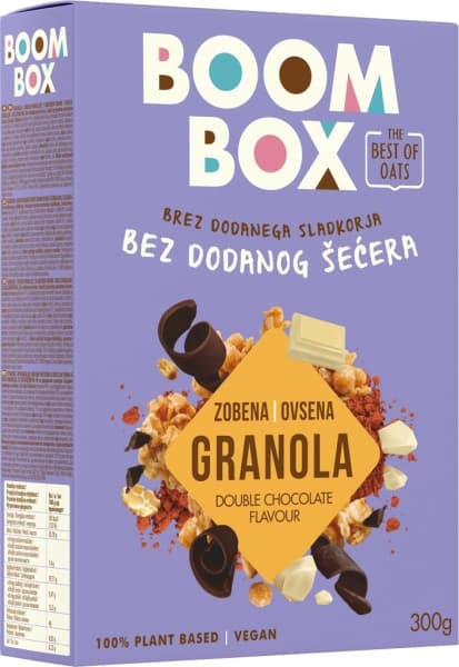 Ovsena granola Boom Box 300 g Akcija v trgovini Mercator