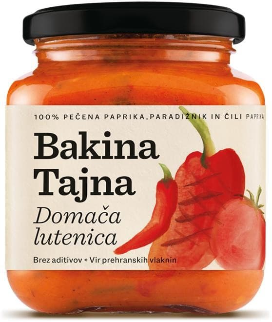 Bakina Tajna ajvar, pindžur ali lutenica 300 g Akcija v trgovini Spar