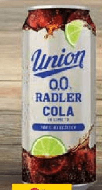 Radler Union 0,5 l Akcija v trgovini Mercator