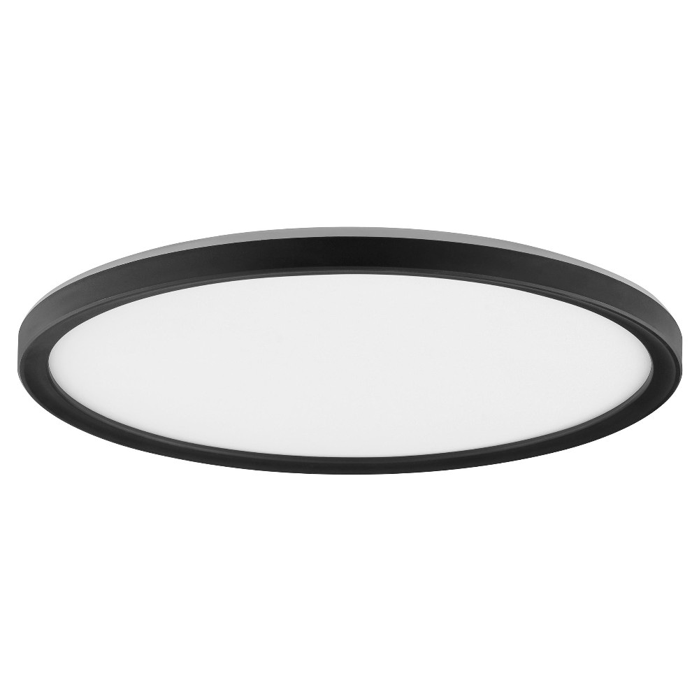 Stropna LED svetilka Sonny 18 W, Ø 39 x v 8 cm, 1.860 lm, 2.700 - 6.500 K, črna / opal Akcija v trgovini Bauhaus