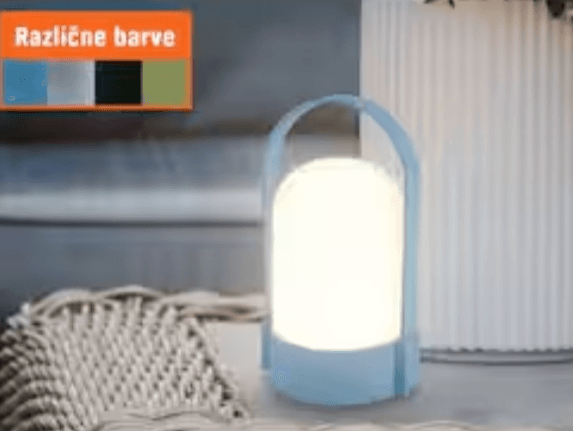 Akumulatorska LED namizna svetilka - Akcija v trgovini Obi