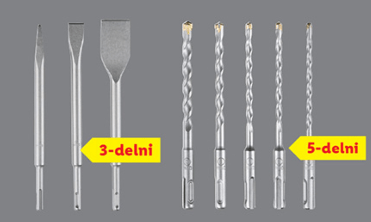 PARKSIDE PERFORMANCE Svedri/dleta 3-delni/5-delni set - Akcija v trgovini Lidl