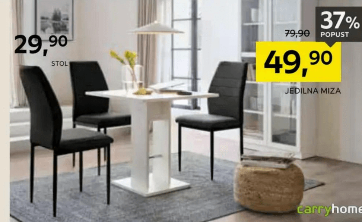 Stol - Akcija v trgovini Lesnina