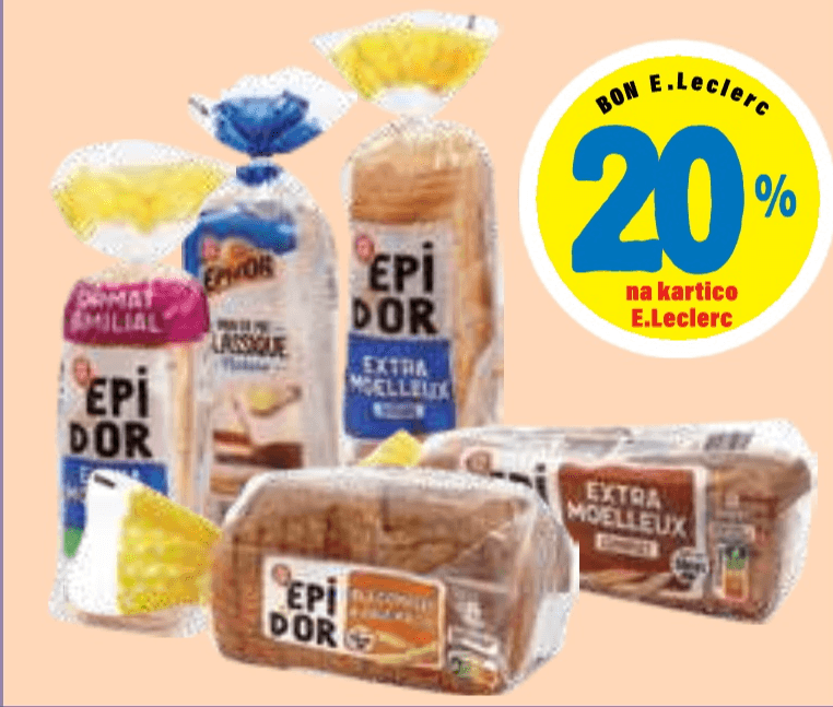 Ves Toast Epi D'or 500 g ALI 550 g Akcija v trgovini E.Leclerc