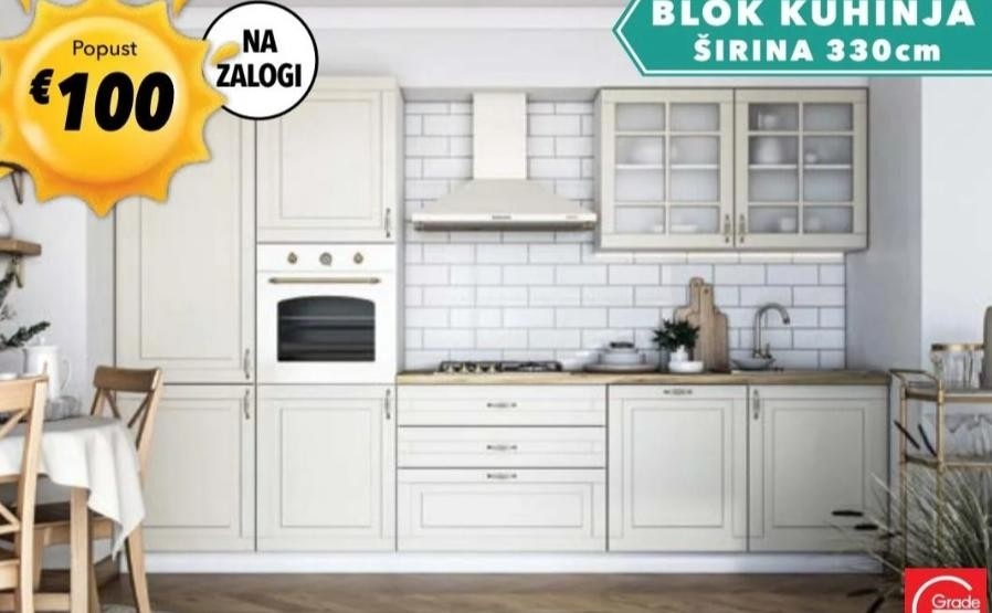 Blok kuhinja Kalina 330 cm Akcija v trgovini Harvey Norman