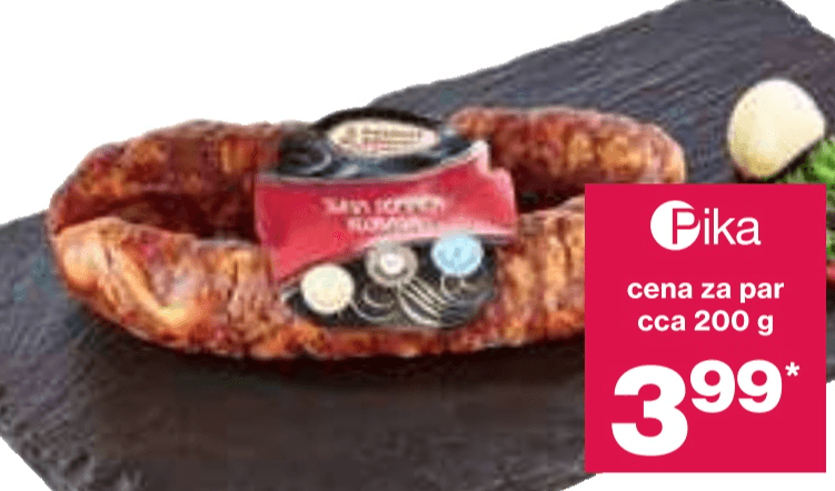 Domača suha klobasa Mesnine Bohinja cca 200 g - Akcija v trgovini Mercator