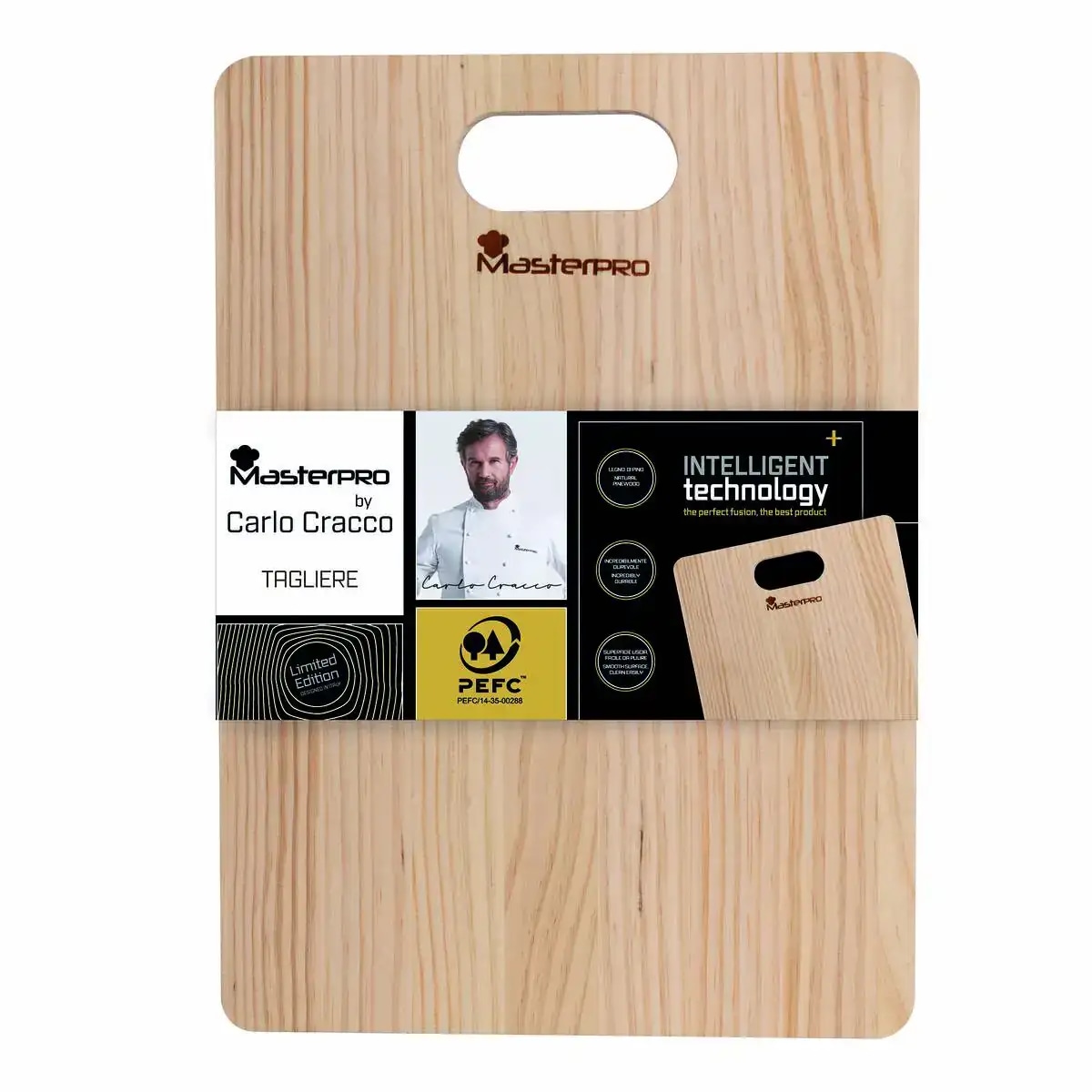 Masterpro deska za rezanje 35 x 25 x 3 cm Akcija v trgovini E.Leclerc