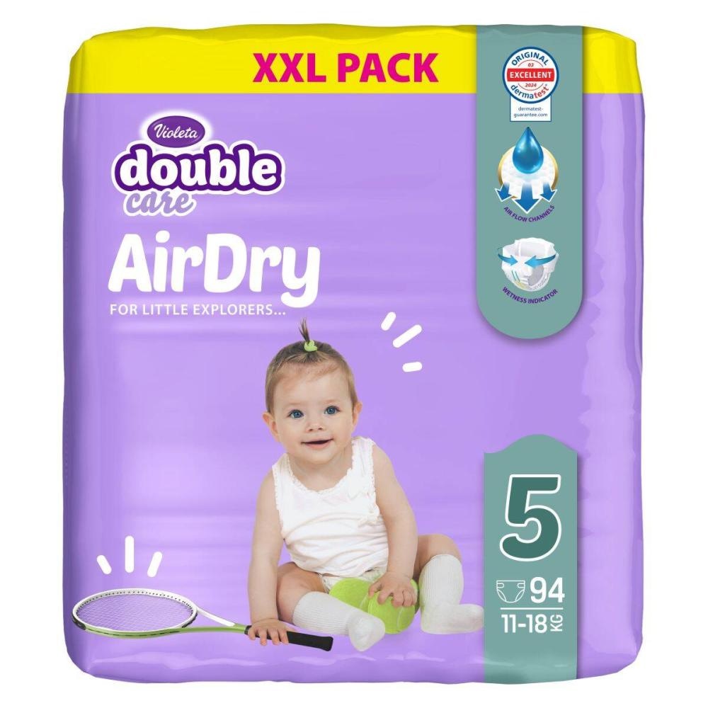 VIOLETA plenice Double Care Air Dry 32 kos - 44 kos - Akcija v trgovini Mueller