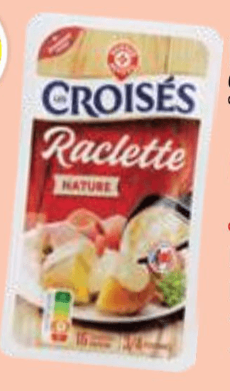 Croisés sir raclette 700 g Akcija v trgovini E.Leclerc
