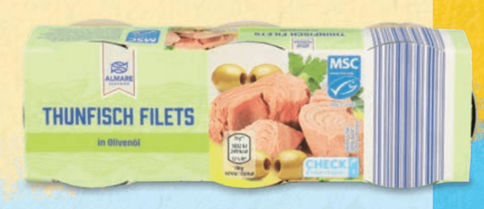 Almare tunina v oljčnem olju 3 x 70 g Akcija v trgovini Hofer