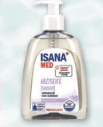 ISANA MED Tekoče milo Sensitive 300 ml Akcija v trgovini Spar