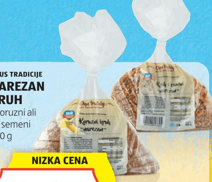 Okus tradicije narezan kruh 400 g Akcija v trgovini Hofer