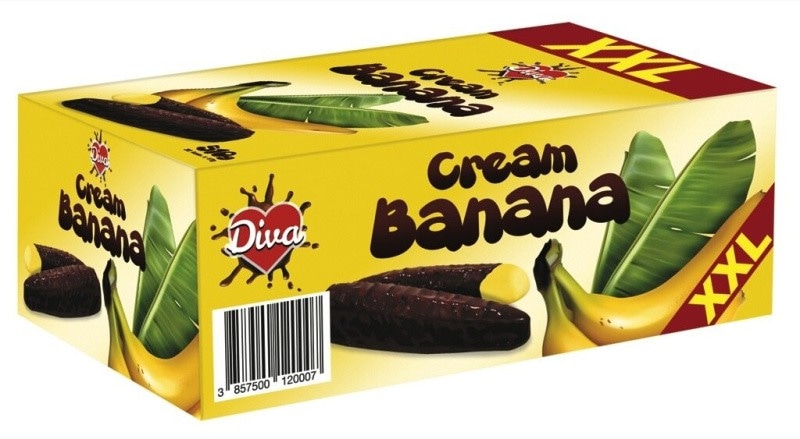 Kremne banane Diva XXL 510 g - Akcija v trgovini Mercator