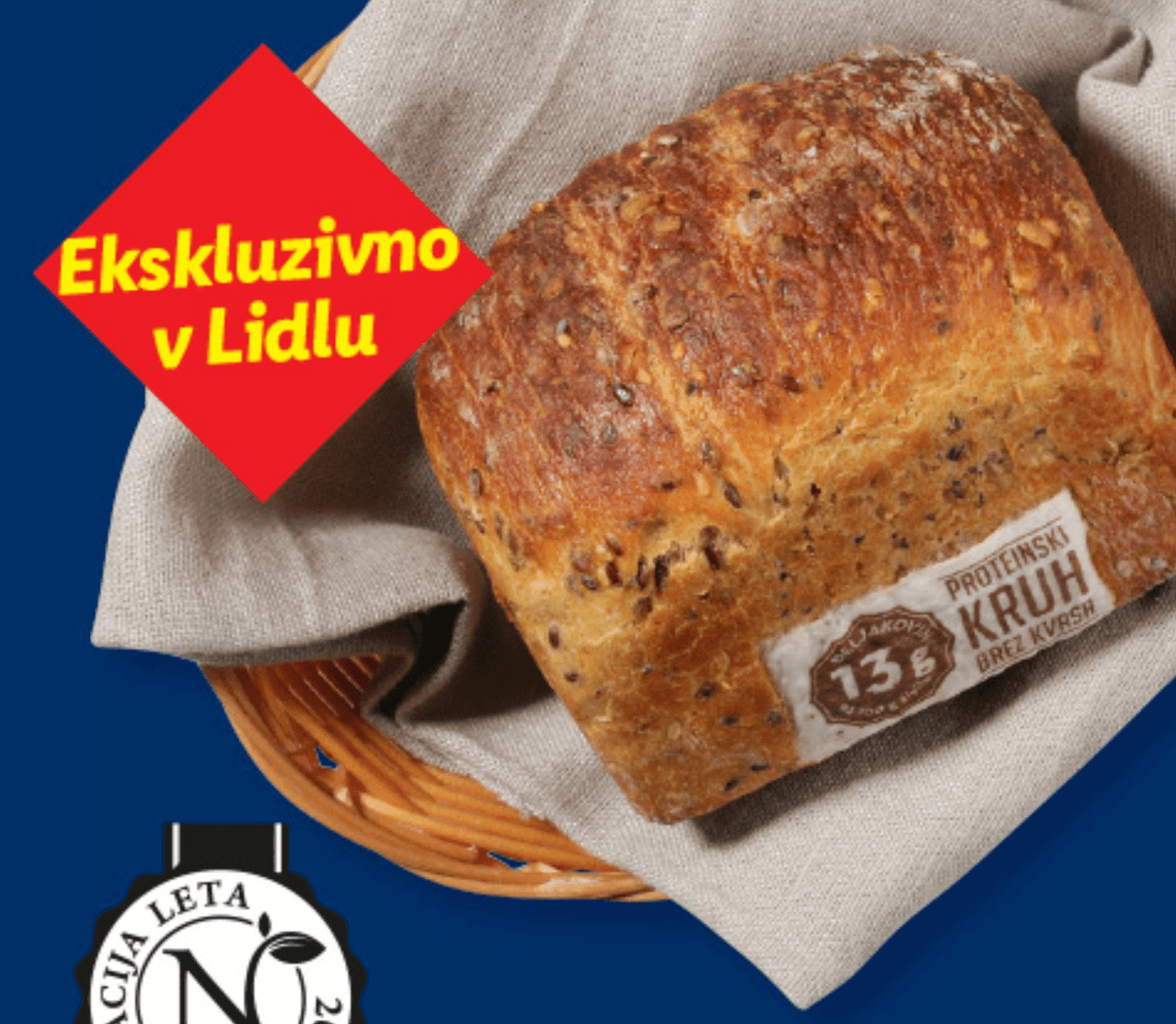 Proteinski kruh brez kvasa 350 g - Akcija v trgovini Lidl