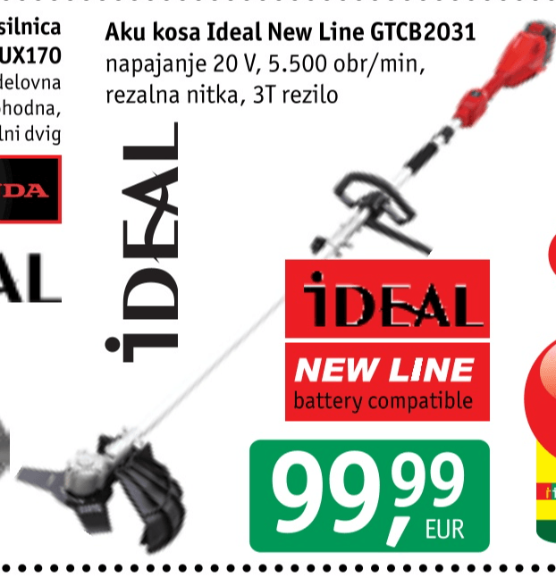 Aku kosa Ideal New Line GTCB2031 - Akcija v trgovini Jager