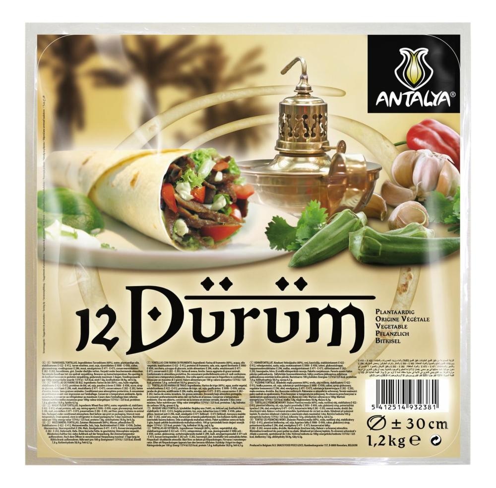 Tortilja Durum Antalya 1,2 kg - Akcija v trgovini E.Leclerc