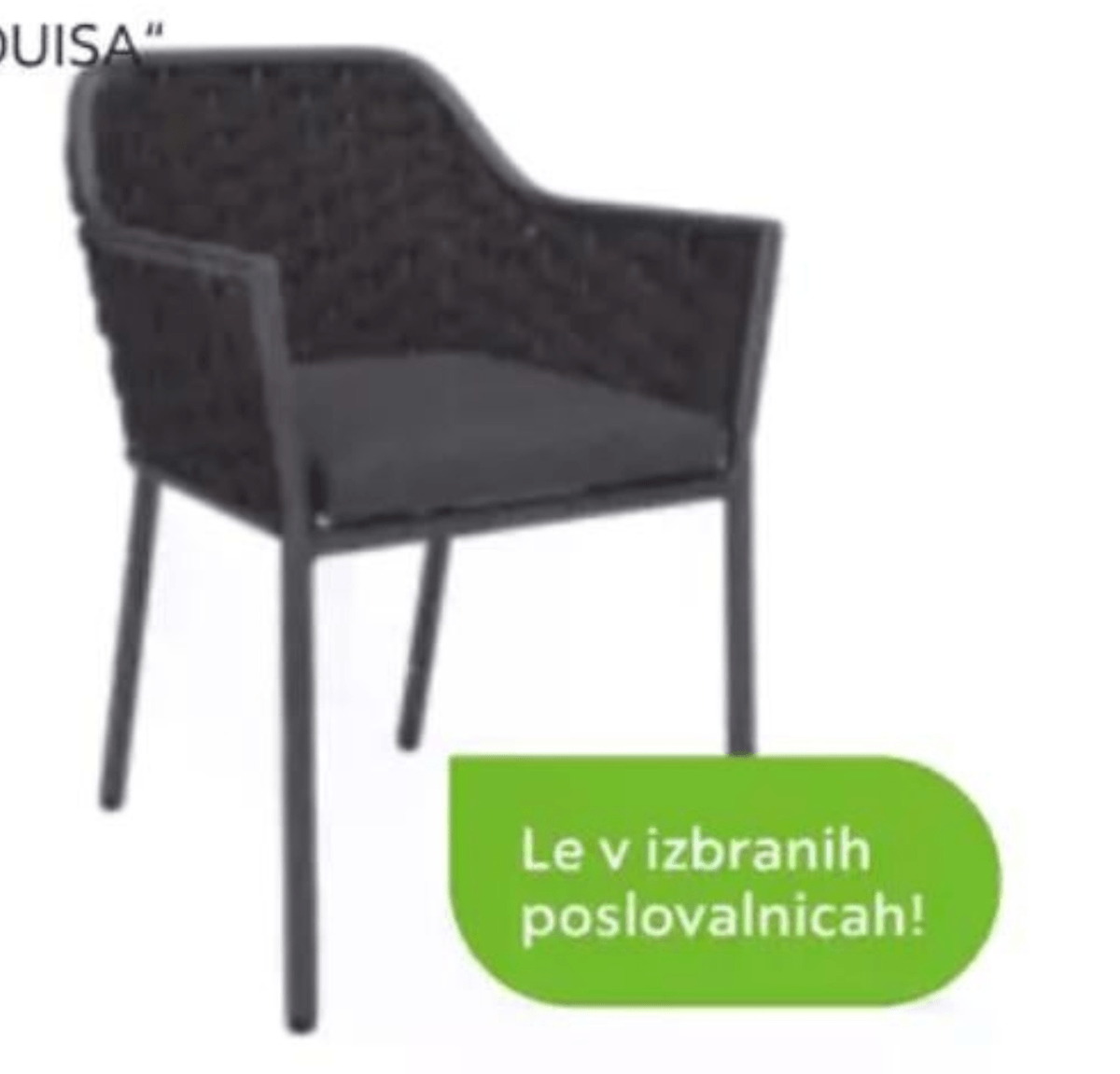 Vrtni stol „LOUISA" - Akcija v trgovini Mömax