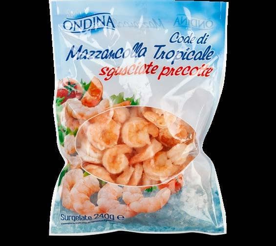 Ondina repki tropskih kozic, očiščeni 240 g Akcija v trgovini Eurospin