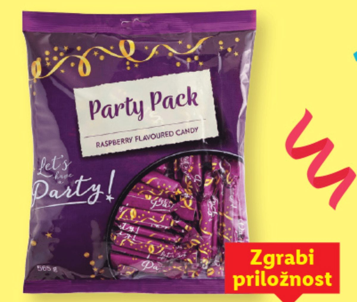 LET'S HAVE A PARTY! Bonboni s tatuji 565 g - Akcija v trgovini Lidl